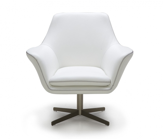 Modern Swivel Chair White Pic 30