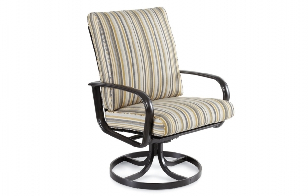 Outdoor Swivel Dining Chairs Winston Savoy Cushion Aluminum High Back Image 31