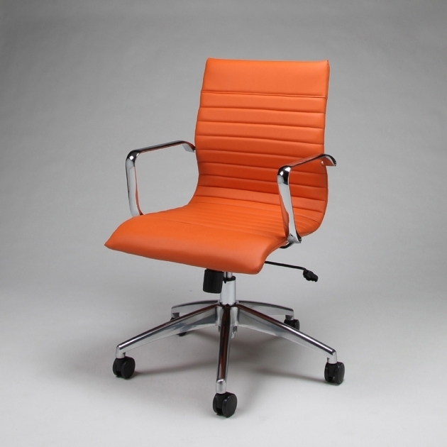 Pastel JanetteOrange Office Chair Chrome And Aluminum Picture 54