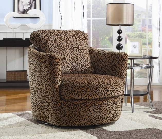 Chocolate Swivel Accent Chair With Arms Chocolate Oversized Leopard Lion Pattern Coaster Furniture Image 89
