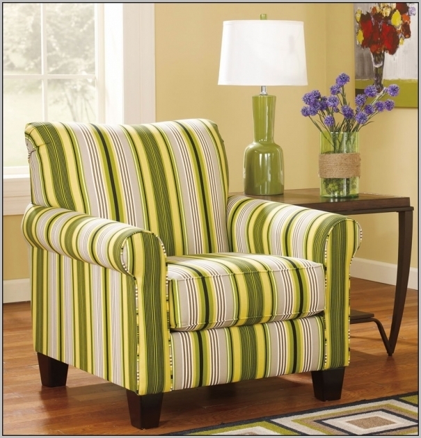 Green Swivel Accent Chair With Arms Striped Images 83