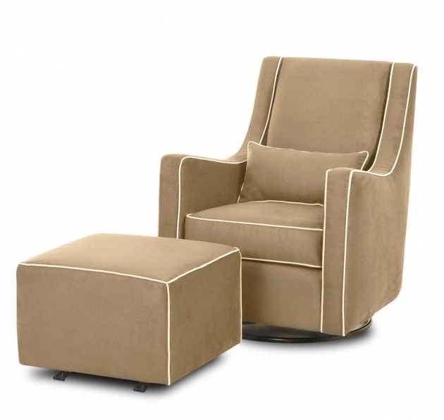 Swivel Recliner Chair With Ottoman Design In Taupe Option Color For Traditional And Contemporary Living Room Pictures 17
