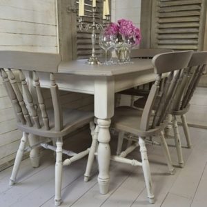 Gray Kitchen Table and Chairs