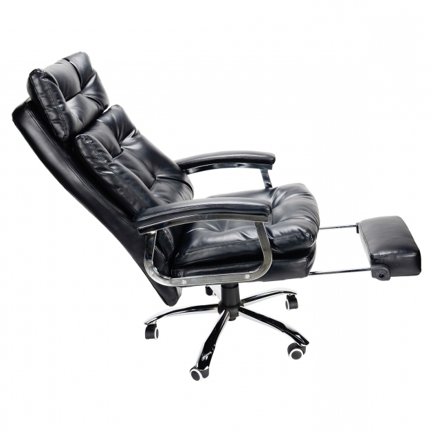 Reclining Office Chair With Footrest And High Backrest Photos 83