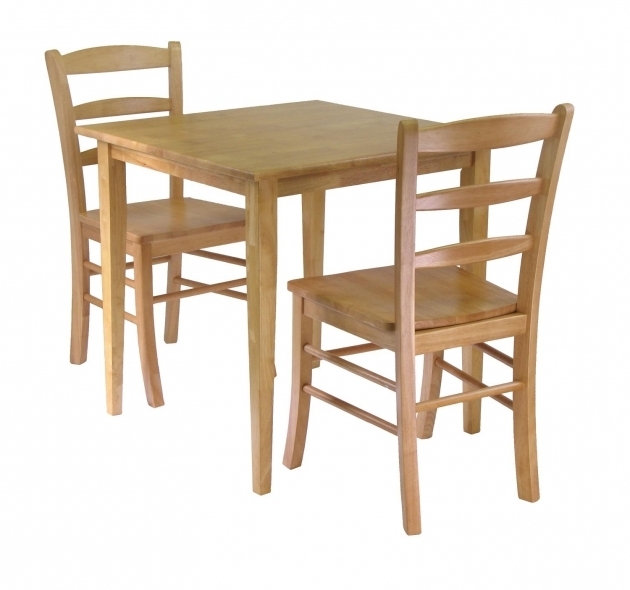 Unfinished Kitchen Chairs Winsome Groveland 3pc Dining Set Square Table Ideas Picture 70