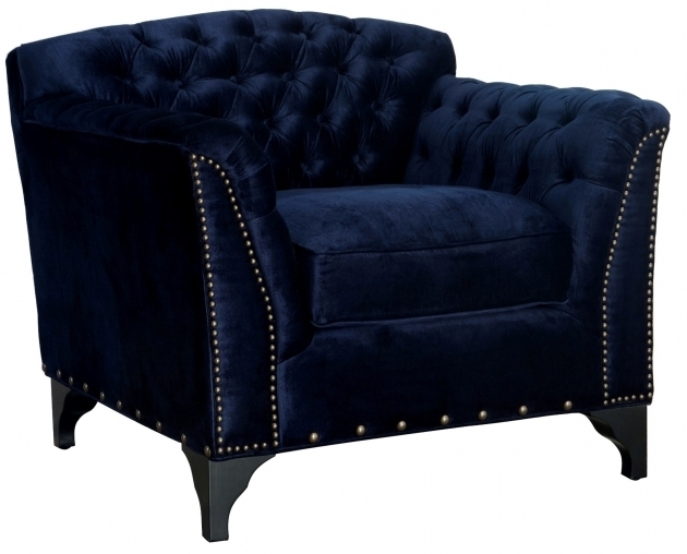 Waterford Blue Navy Velvet Club Chair From Tov Image 32