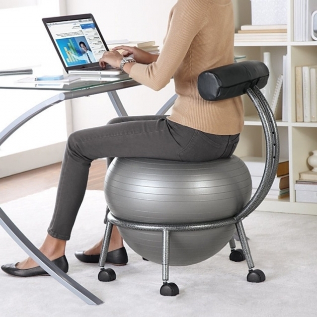 Balance Ball Office Chair Exercise Ball For Work Home Design Ideas Image 84
