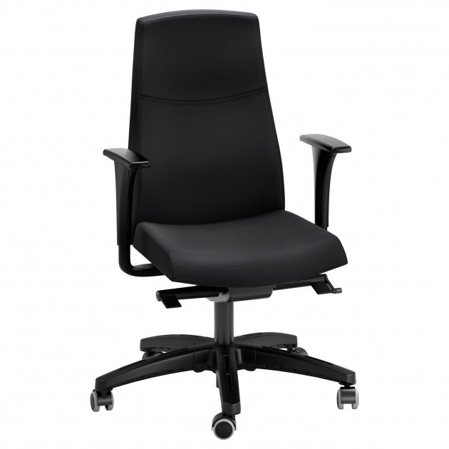Volmar Office Swivel Chair With Armrests Black Ikea Photos 78