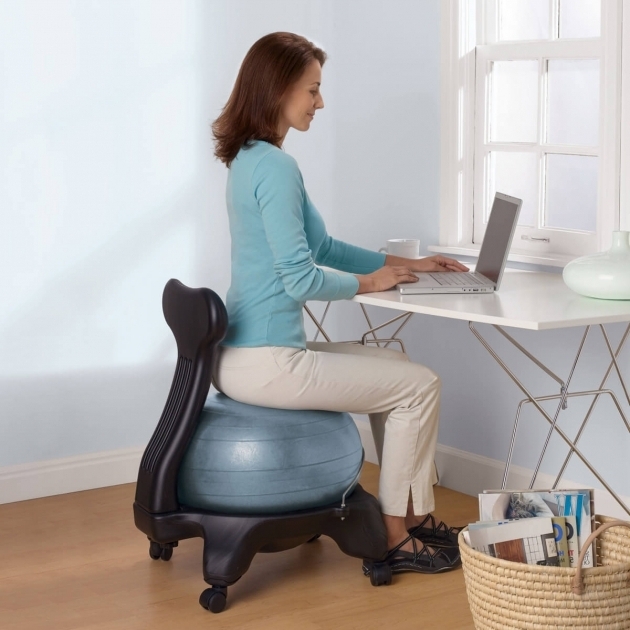 Desk Exercise Ball Office Chair Image 43