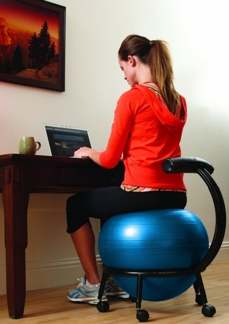 Desk Exercise Ball Office Chair Pics 29
