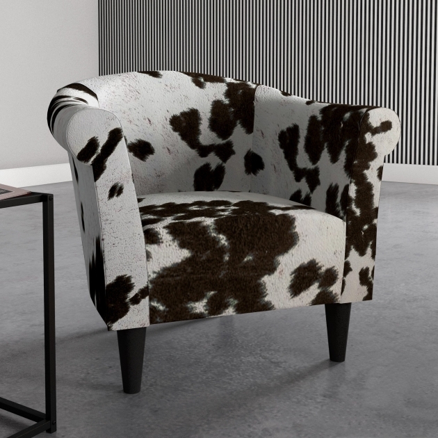 Amazing Cowhide Accent Chair Image