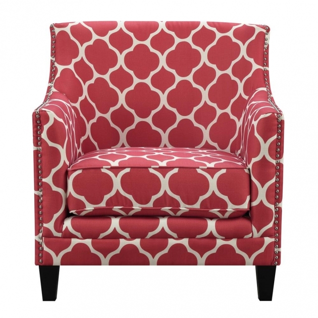 Astonishing Red Accent Chair With Arms Pictures