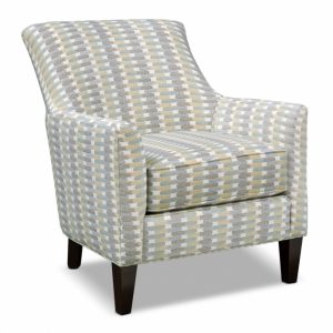 Yellow And Gray Accent Chair