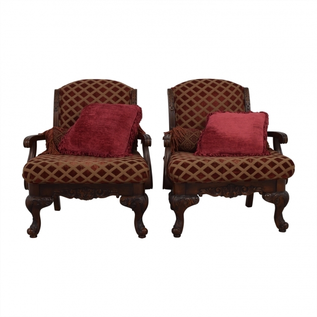 Attractive Burgundy Accent Chair Pics
