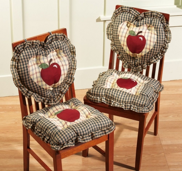 Attractive Country Kitchen Chair Cushions Pic