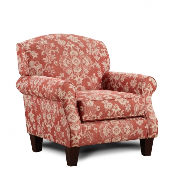 Attractive Red Accent Chair With Arms Images