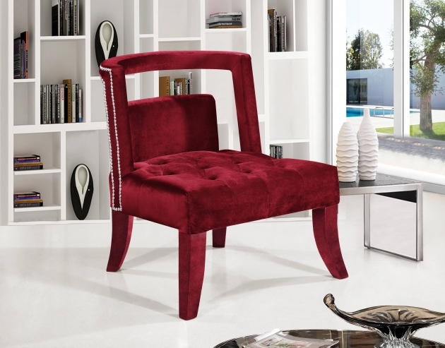 Awesome Burgundy Accent Chair Photos