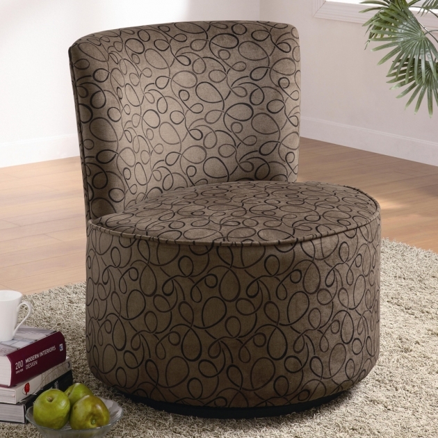 Classy Round Swivel Accent Chair Pictures