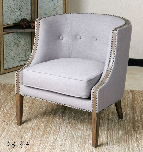 Contemporary Light Gray Accent Chairs Photo
