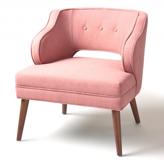 Elegant Light Pink Accent Chair Photo