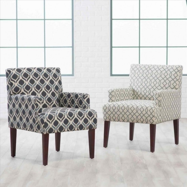 Elegant Printed Accent Chairs Picture