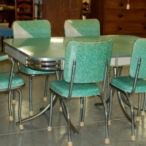1950S Formica Kitchen Table And Chairs