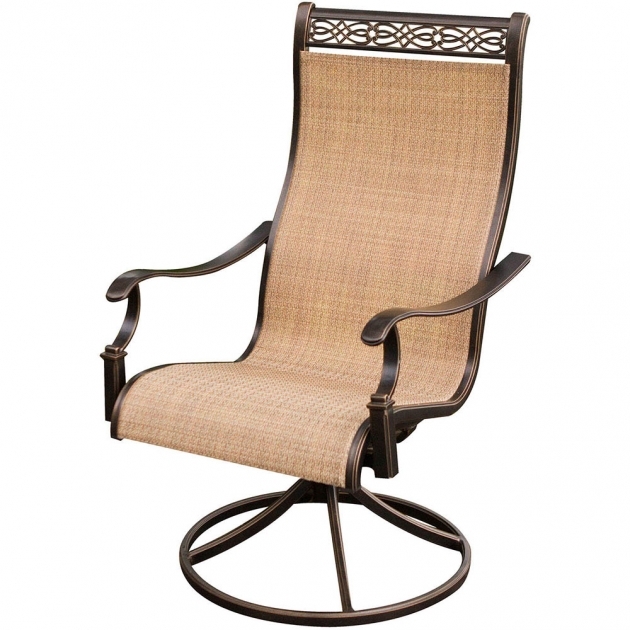 Gorgeous Sling Swivel Rocker Patio Chairs Photo