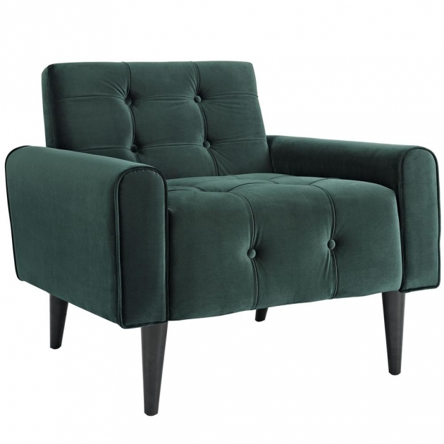 Great Emerald Green Accent Chair Pic