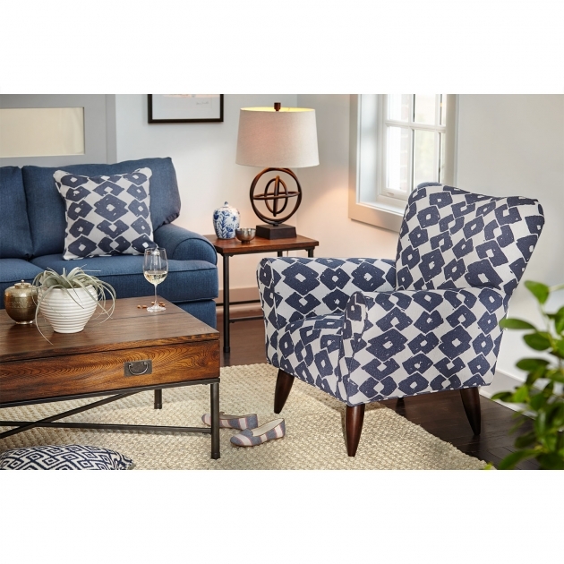 Incredible Blue And White Accent Chair Pics