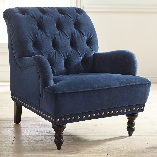 Incredible Royal Blue Accent Chair Image 