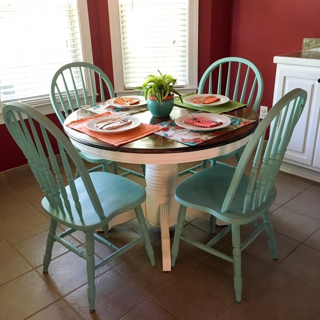 Most Inspiring Chalk Paint Kitchen Table And Chairs Pictures