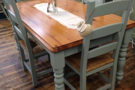 Chalk Paint Kitchen Table And Chairs