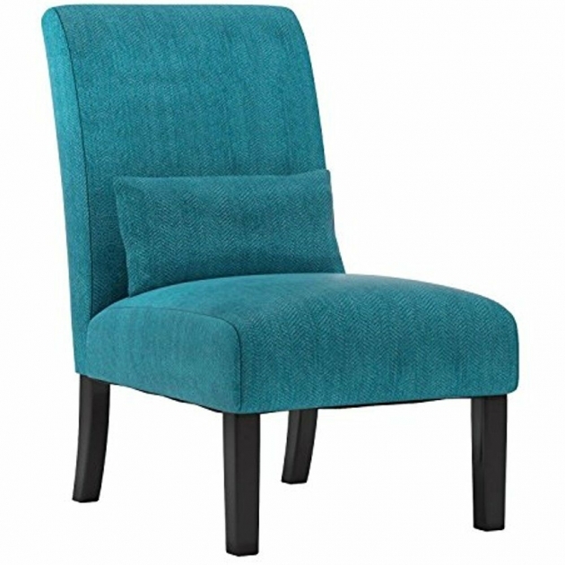 Nice Teal Blue Accent Chair Photo