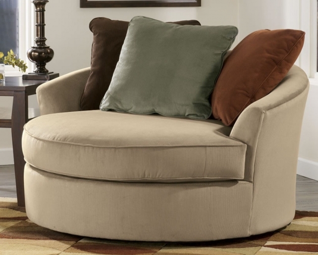 Outstanding Round Swivel Accent Chair Photo