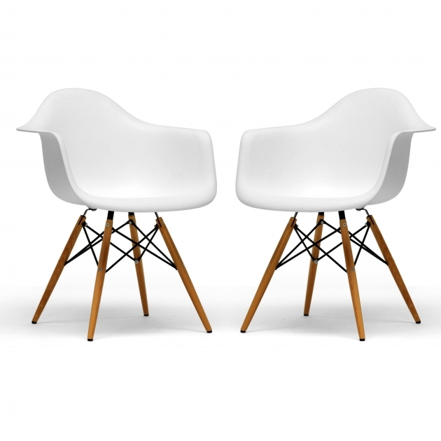 Remarkable Wood Leg White Accent Chairs Photo