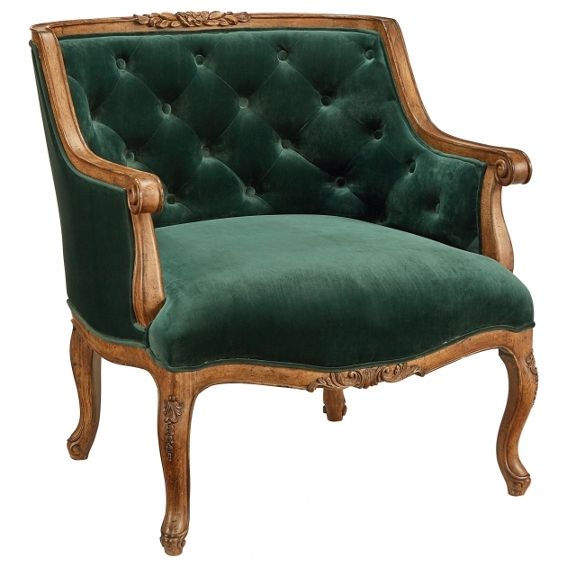 Splendid Emerald Green Accent Chair Pic