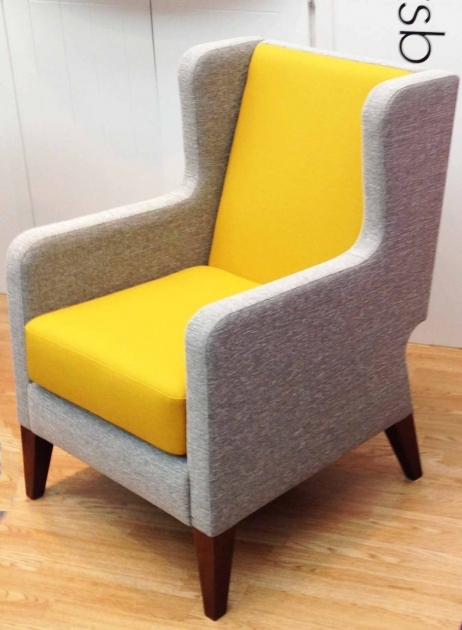 Unique Gray And Yellow Accent Chair Pictures
