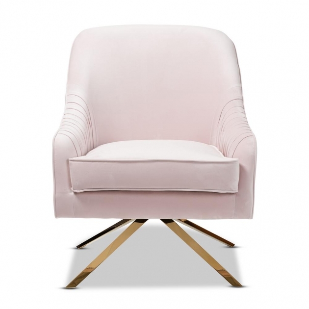 Unique Light Pink Accent Chair Pic