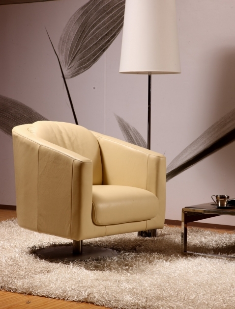 Modern Swivel Chair Real Leather Pics 17