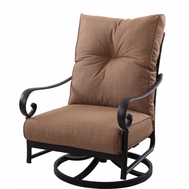 Outdoor Swivel Chairs Darlee Santa Anita Cast Aluminum Patio Swivel Rocker Club Chair Picture 51