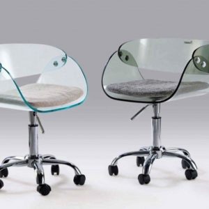 Armless Office Chairs with Wheels