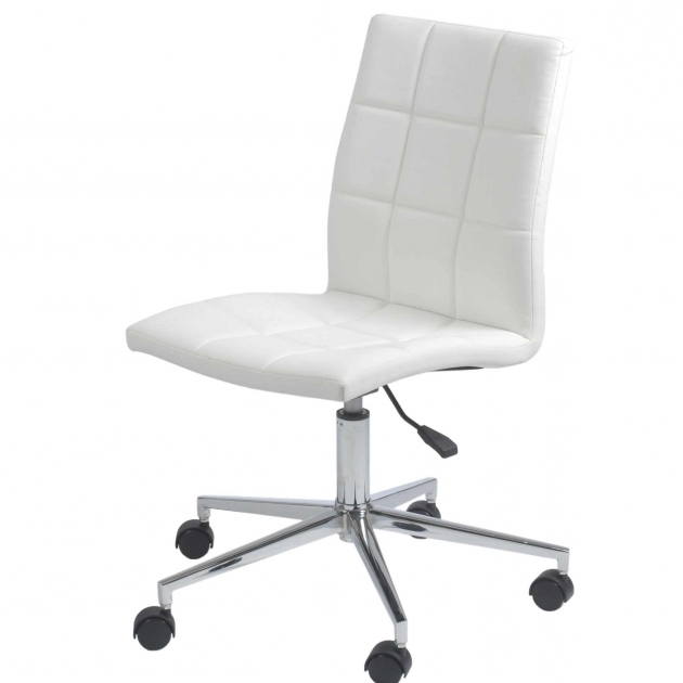 White Armless Office Chair Best Design Photos 16
