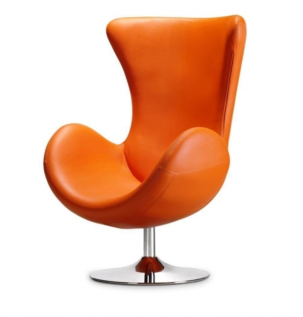 Arm Orange Swivel Chair Living Room Photo 41