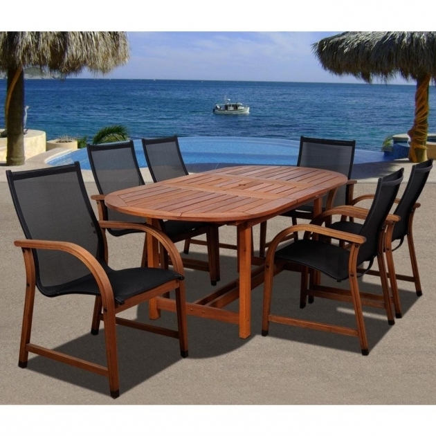 Classy Hampton Bay Belleville 7 Piece Patio Dining Set With Swivel Chairs Picture 25