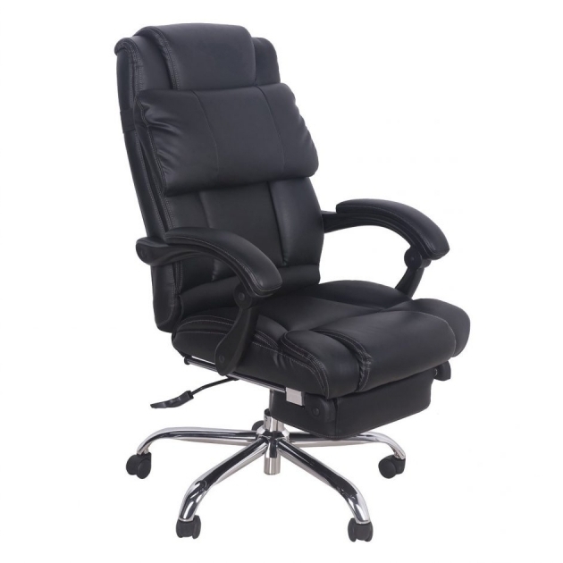 High Back Leather Executive Comfortable Office Chairs For Gaming With Footrest Executive Recliner Image 55