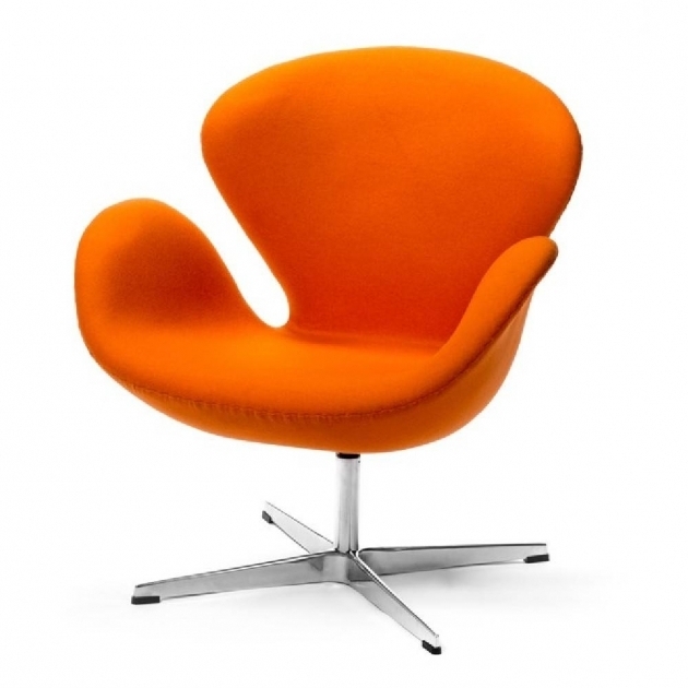 Orange Swivel Chair Living Room  Picture 62