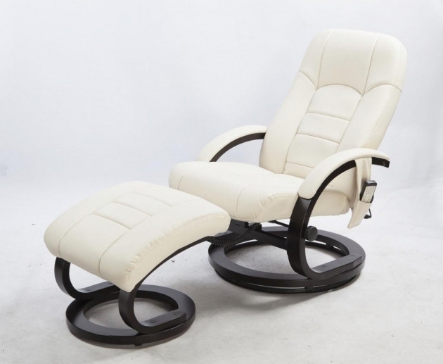 Reclining Office Chair With Footrest White Pictures 65