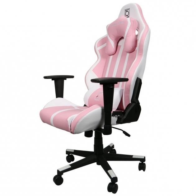 Girls Office Chair Masera Series Gaming Office Chair Pink White Picture 15