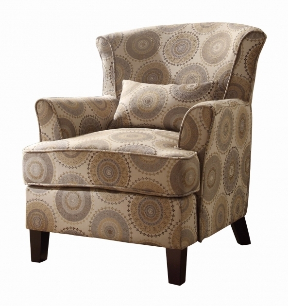 Comfortable Fabric Patterned Club Chair Images 66