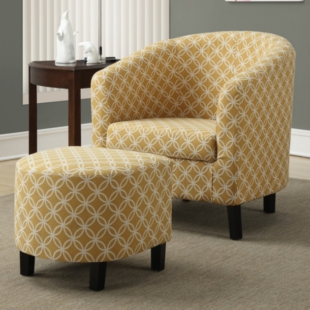 Elegant Grey And Yellow Accent Chair Images 07